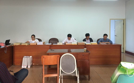 镇镜山健身步道建设工程和背街小巷及杂居小区整治工程开标会